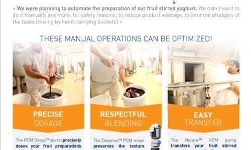 PCM Solution for stirred farmer's yogurt with fruits